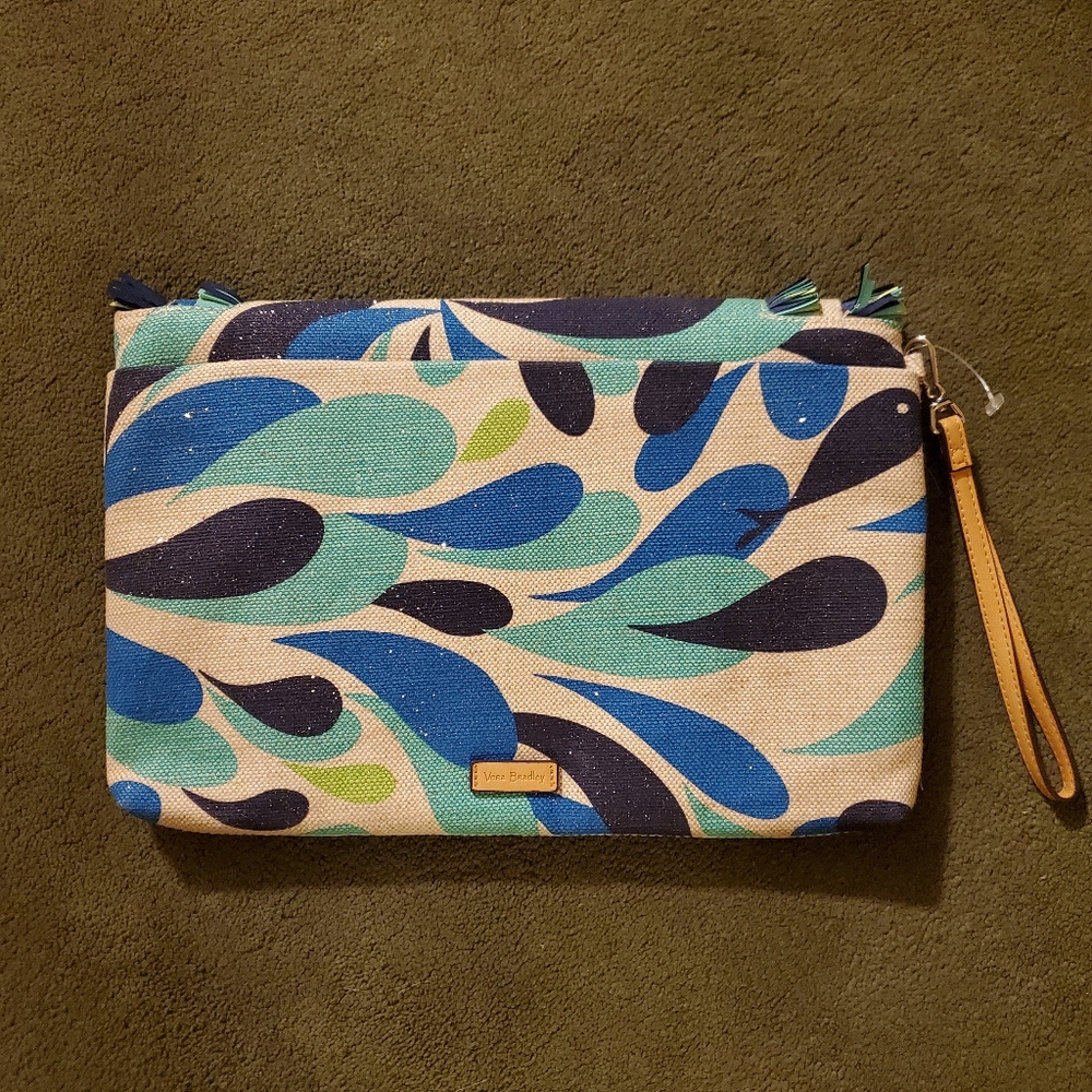 Vera Bradley Summer School Fringe RFID Wristlet - Picture 10 of 15